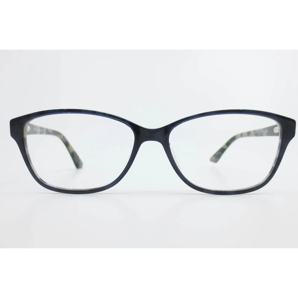 Kay Unger New York K230 BLU Eyeglass Frames Blue Tortoise Cat Eye 52-14-135 HM